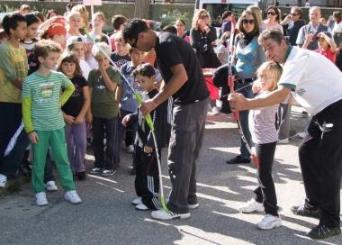 Scherma, basket, ballo e lo sport è una festa