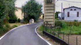 Via di Mezzo nel tratto di Caserana