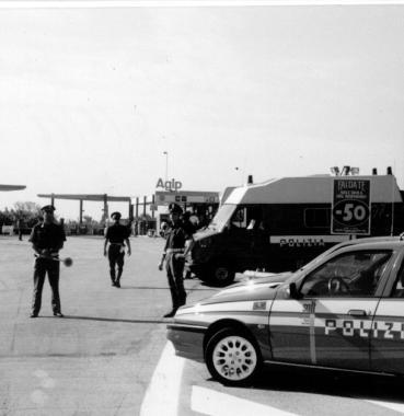 Un controllo della Polstrada 