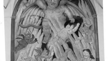 L’affresco di Botero nella chiesa della Misericordia