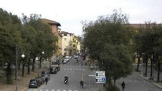 Piazzale Verdi con il parco della Rimembranza