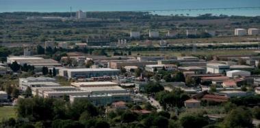 Una veduta dellarea artigianale delle Morelline   