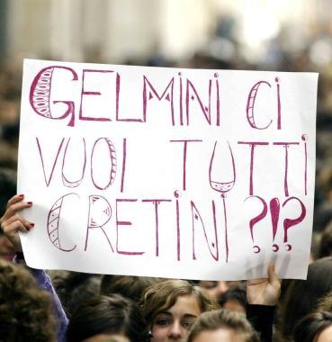 Un corteo studentesco 