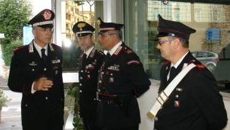 Il generale Nistri in visita in città