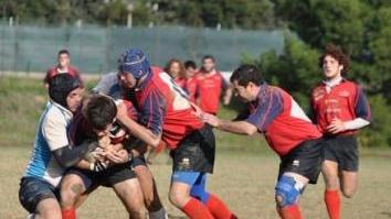 Un match del rugby Cecina della passata stagione