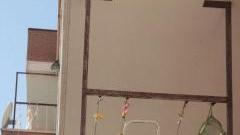 La scala usata dalla vittima
