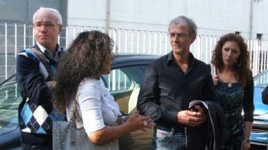 Il presidente Baccelli con le maestranze