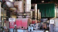 Alcuni macchinari dello stabilimento Atisale di Saline