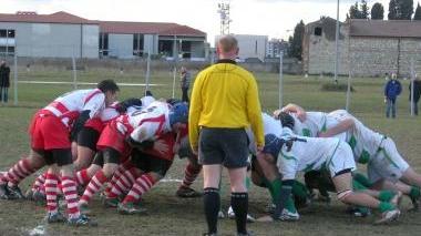 Un’azione del Bellaria Rugby