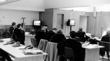 Un’aula del tribunale