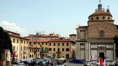Uno scorcio di piazza S. Maria delle Carceri