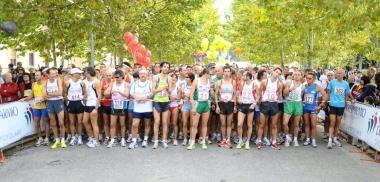 Gli atleti sulle Mura   