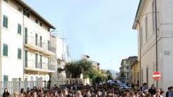 <strong>IN STRADA.</strong> Il corteo di ieri mattina