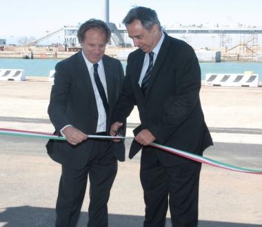 Roberto Piccini e il sindaco Cosimi 
