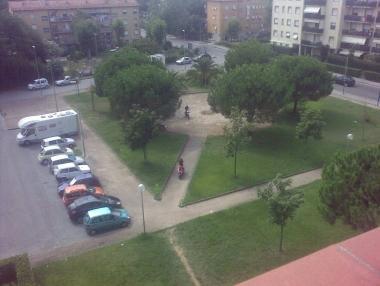 <b>PIAZZA VETTORI.</b> Gimcana di motorini  