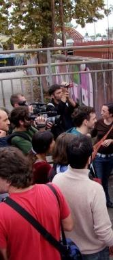 Una protesta dei giovani di Rebeld&igrave;a 