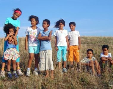 Bambini Saharawi durante un soggiorno in Valdelsa ospiti del Comune di Castelfiorentino 
