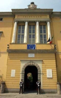 Il palazzo del Tribunale di Pontremoli 