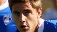 L’attaccante azzurro Cristian Cesaretti
