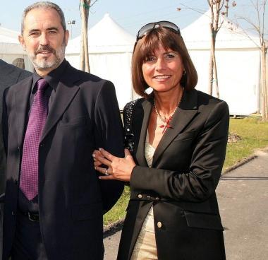 Rossana Romanini in una bella foto insieme al marito 
