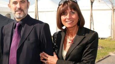 Rossana Romanini in una bella foto insieme al marito