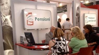 Lo sportello pensioni in un ufficio dell’Inps