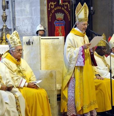 <b>IN DUOMO.</b> Celebrazione in onore di San Cerbone ieri a Massa Marittima    