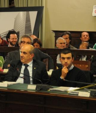 Il gruppo di Forza Lucca in consiglio comunale     