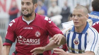 <b>GRINTA.</b> Martin Miglionico domani sera a Varese sarà al centro della difesa