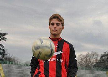 Francone in maglia rossonera 