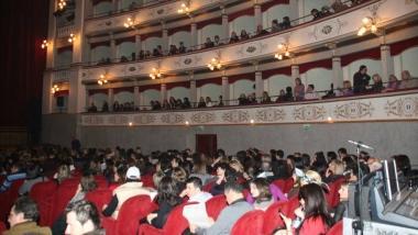 L’interno del teatro Goldoni