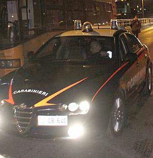 Una pattuglia dei carabinieri 