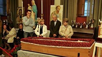 Tante visite ieri alla salma di Monsignor Egisto Cortesi
