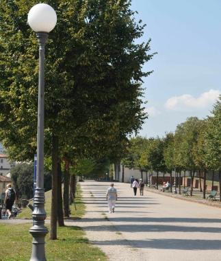 Una veduta delle Mura, il più famoso monumento della città