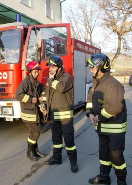 Capanno distrutto dal fuoco