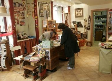 Linterno del negozio Diversamente di Montecatini 