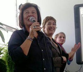 <b>CURATRICE </b>Anna Genni Miliotti durante la presentazione del progetto a Roma  