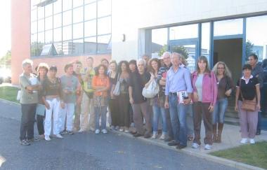 Un gruppo di dipendenti dellazienda Toscopan 