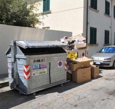 Un cassonetto dellAsiu 