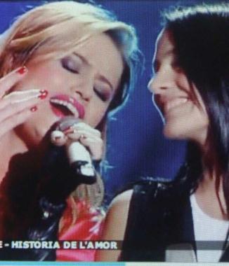 La giovane piombinese Federica Bensi a Io canto con Lola Ponce 