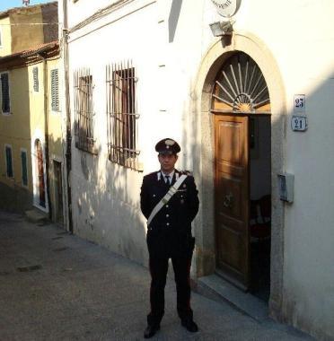 La stazione dei carabinieri di Porto Azzurro 