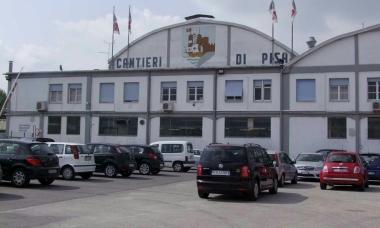 La sede dei Cantieri di Pisa 
