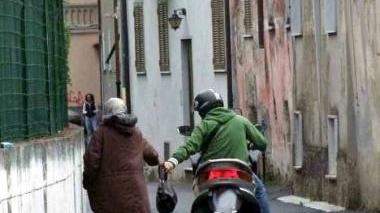 La scena di uno scippo