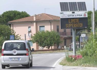 I pannelli informativi e di monitoraggio agli accessi in citt&agrave; 