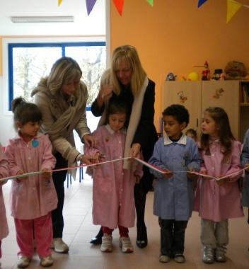 Linaugurazione della nuova aula alla scuola materna di S. Anna 