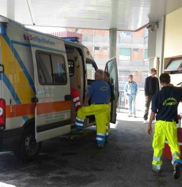 Lintervento di unambulanza 