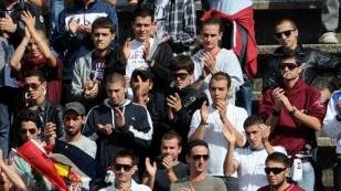 Il tifo granata sugli spalti del Mannucci