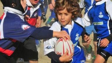 Un’azione di gioco dei ragazzini del Gispi