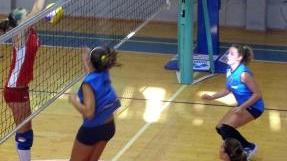 Un match di volley giovanile