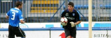 Alberto Pelagotti in porta, vice e amico del portiere titolare azzurro Jasmin Handanovic 